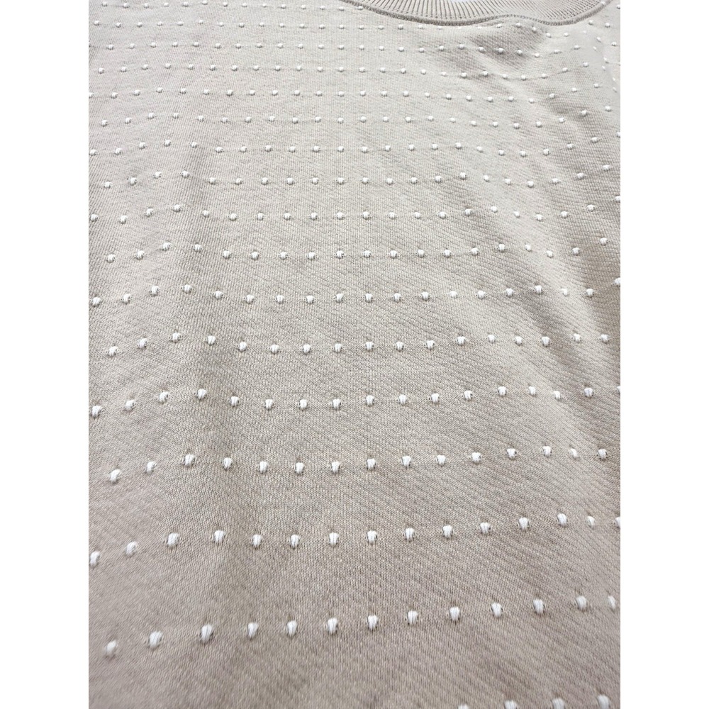 Aerie Take It‎ Easy Cropped Boxy Oversized Sweatshirt S Embroidered Boho Whimsy - Picture 3 of 14